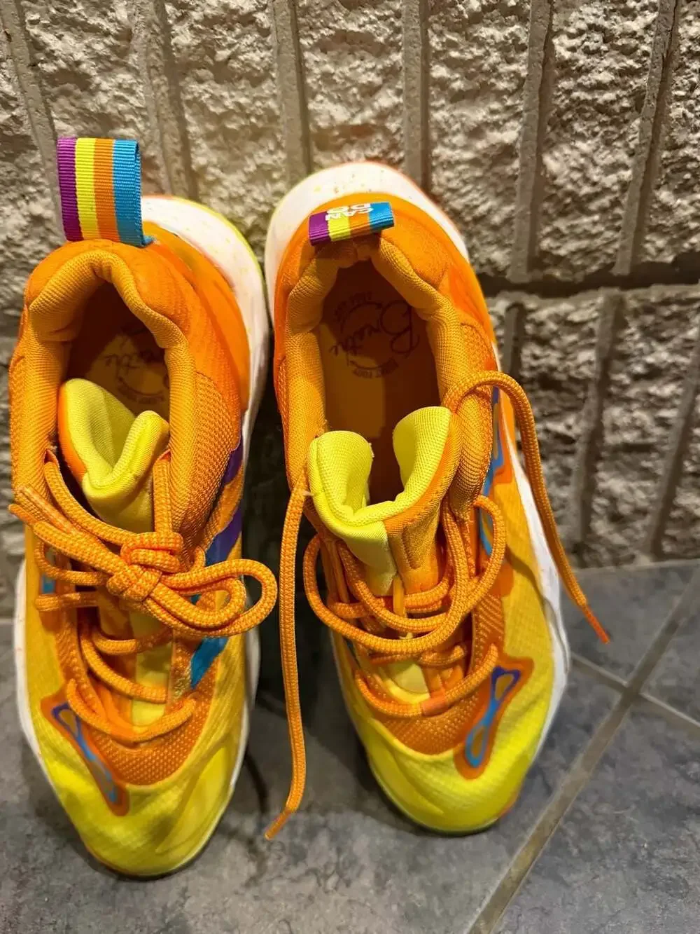 Adidas Candace Parker x Exhibit A Tennessee Orange Basketball Sneakers